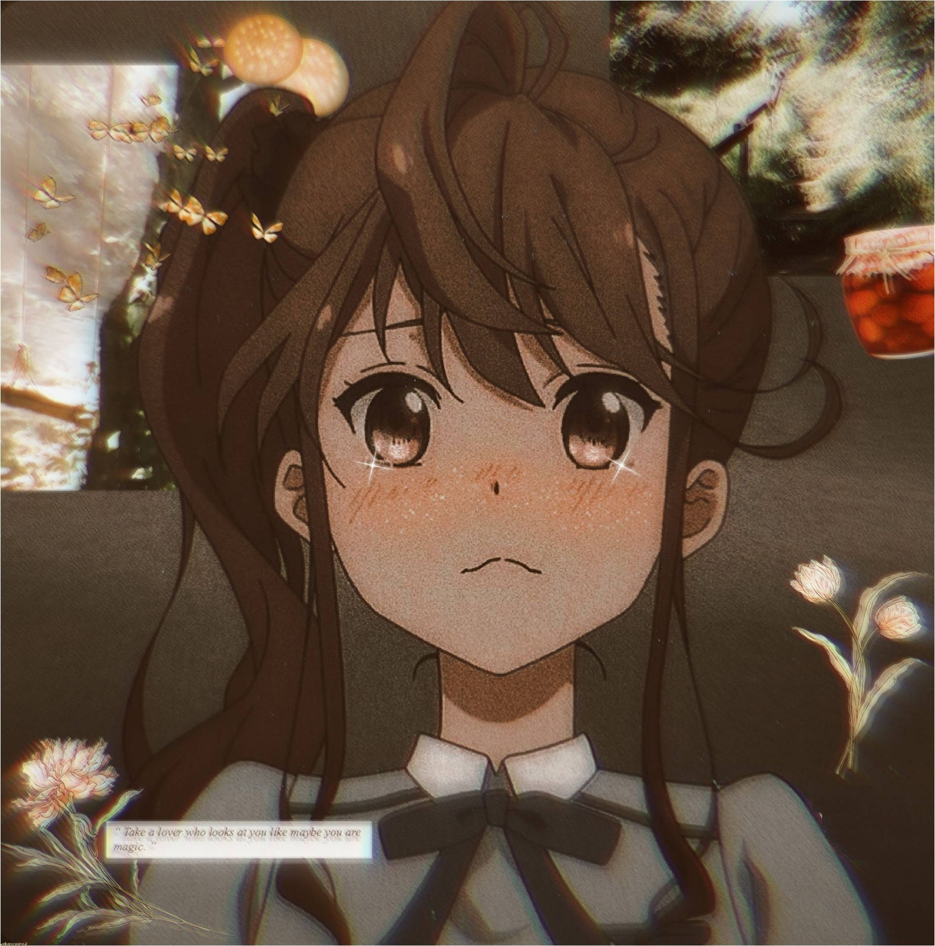 1897x1920 Download Anime PFP Anime Girl Portrait Wallpaper