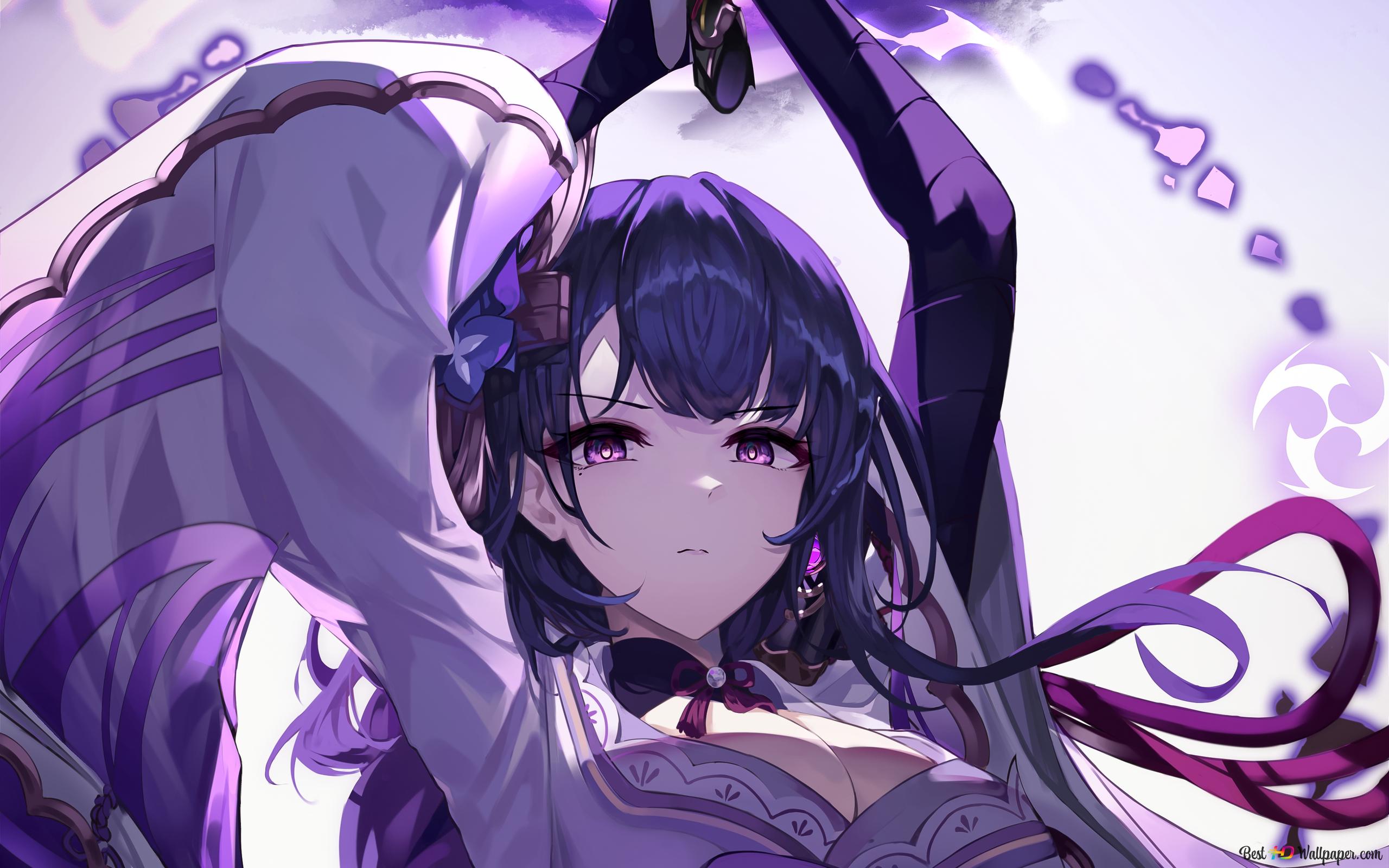 2560x1600 Genshin Impact video game anime girl portrait 2K wallpaper download