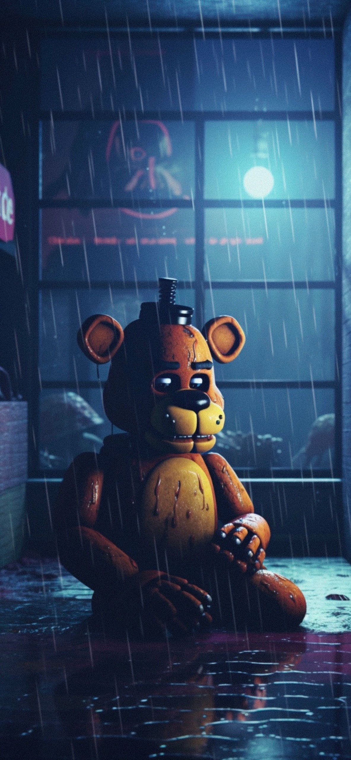 1183x2560 FNaF Freddy Fazbear Wallpaper iPhone Wallpaper HD