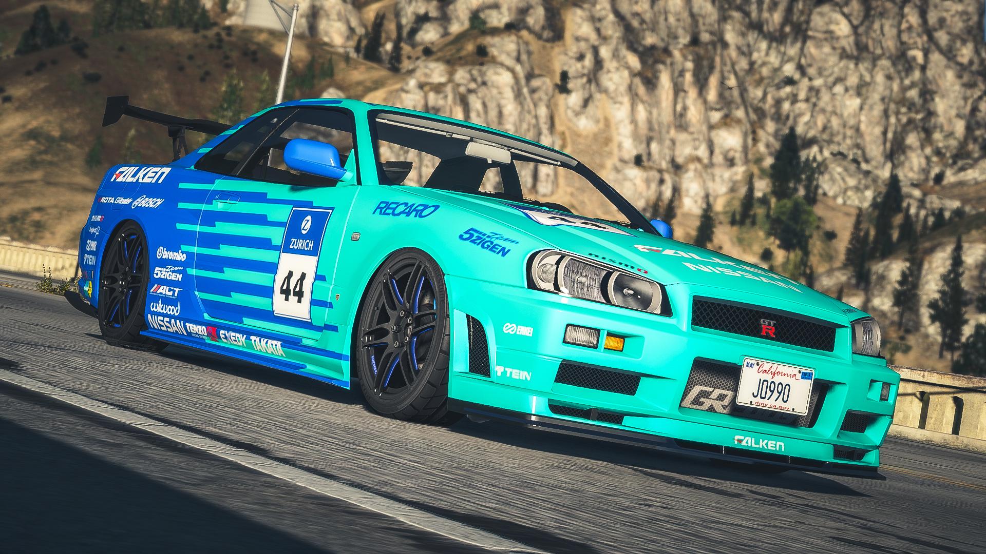 1920x1080 Nissan Skyline GT R (BNR34) Livery