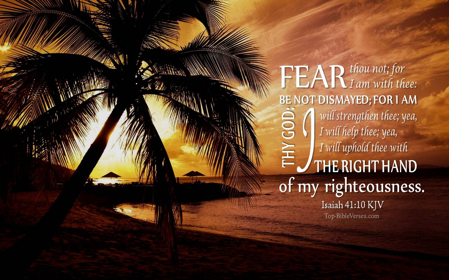 1440x900 Isaiah 41:10 KJV Desktop Wallpaper. Bible Verse Wallpaper