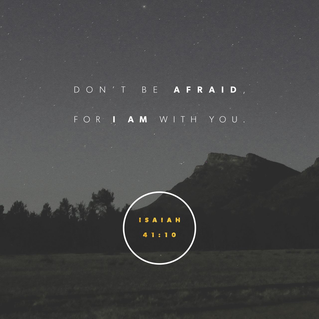 1280x1280 Isaiah 41:10. Creative. Scripture Art. Free Church Resources from Life.Church