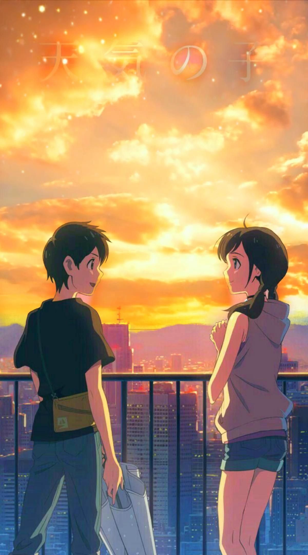 1200x2160 Anime: Weathering with You. Anime, Anime guys, Sky anime