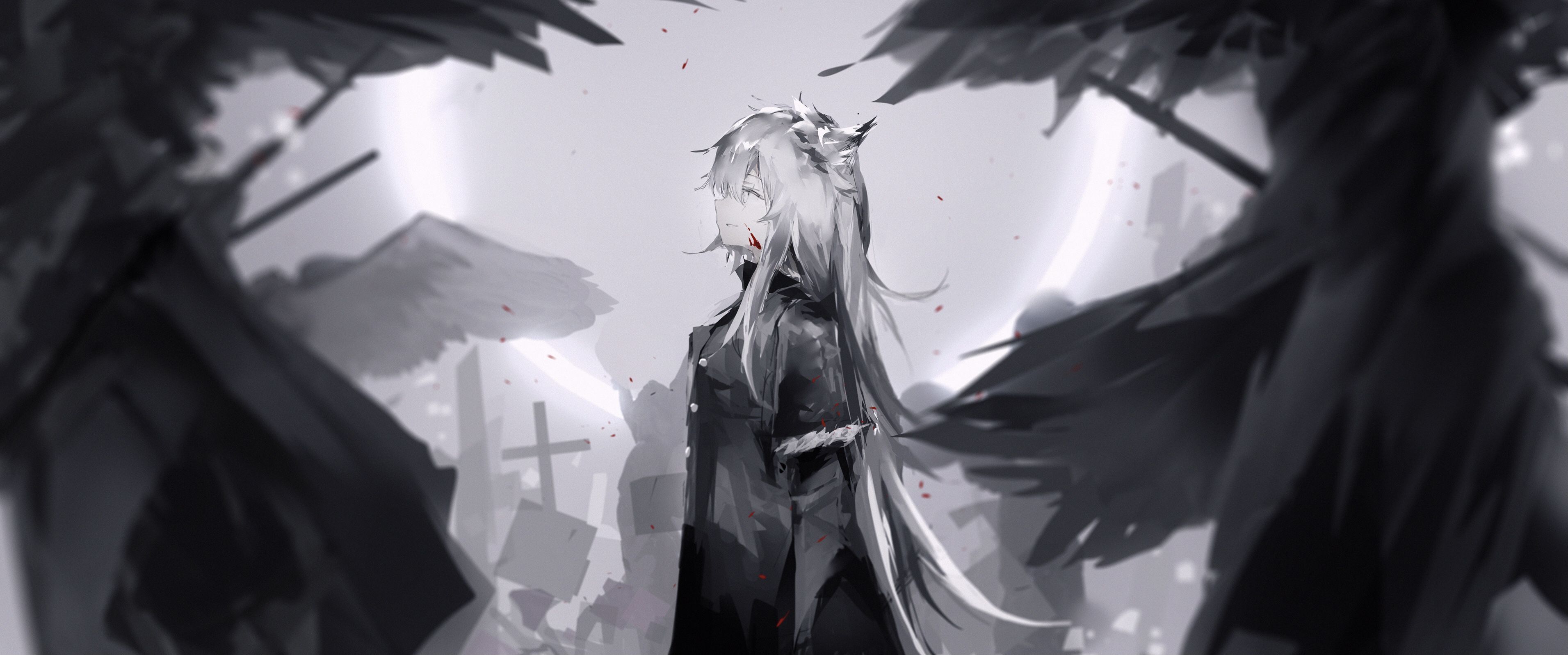 3823x1597 Lappland (Arknights) HD Wallpaper and Background