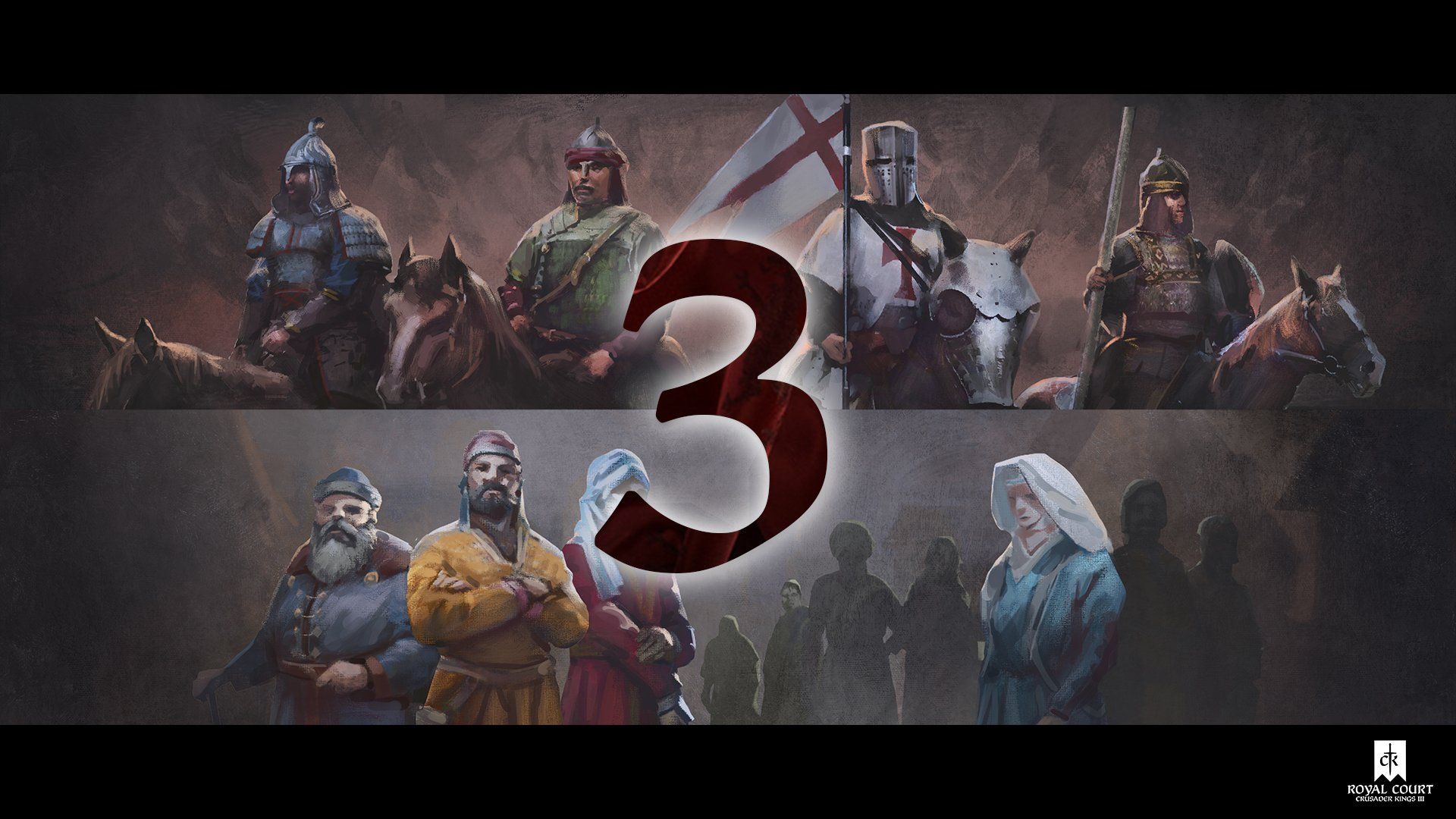 1920x1080 Crusader Kings III Court days ⚔️ What will your #CK3 Banner &amp; Coat of Arms look like?