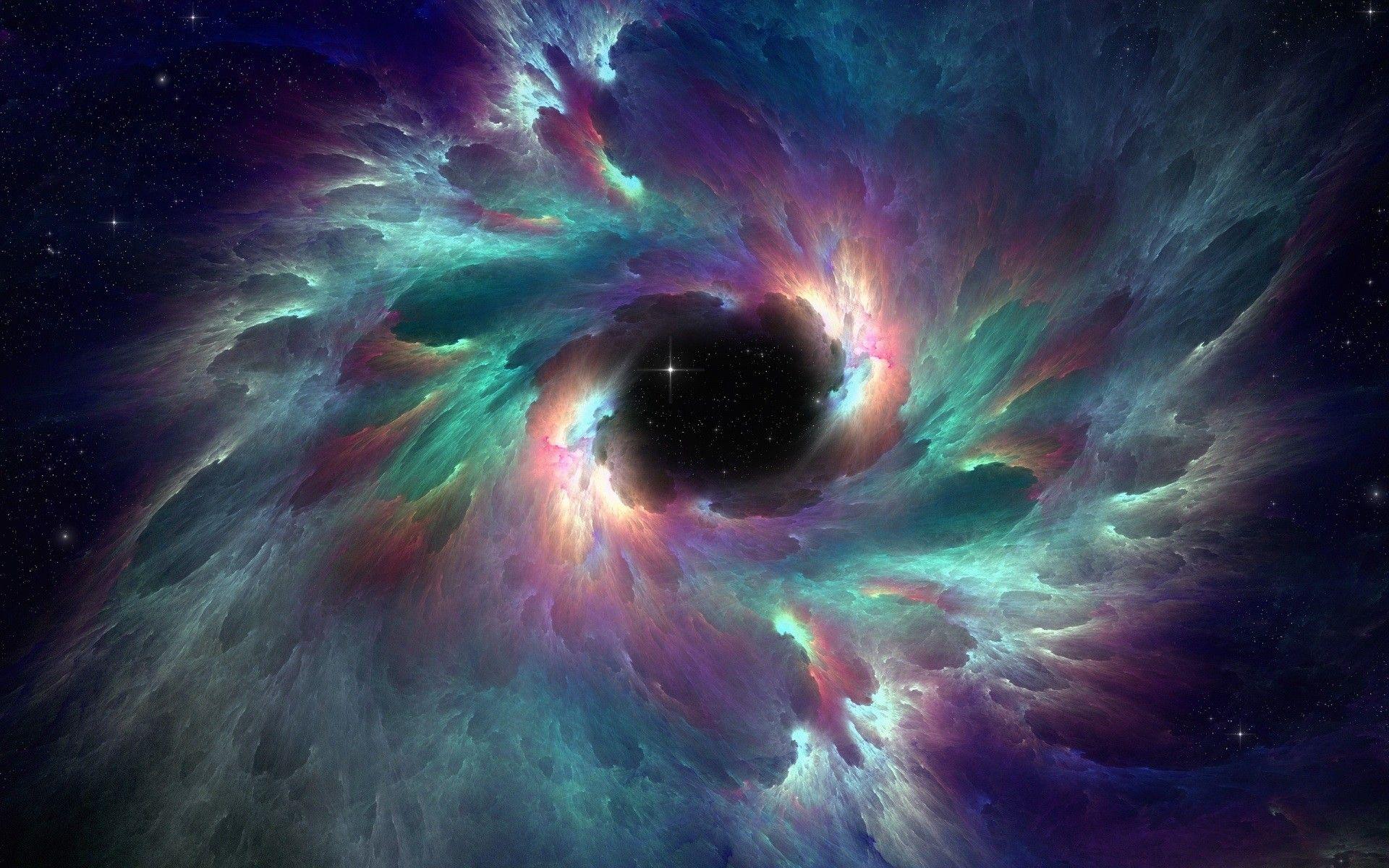 1920x1200 Black Hole Wallpaper