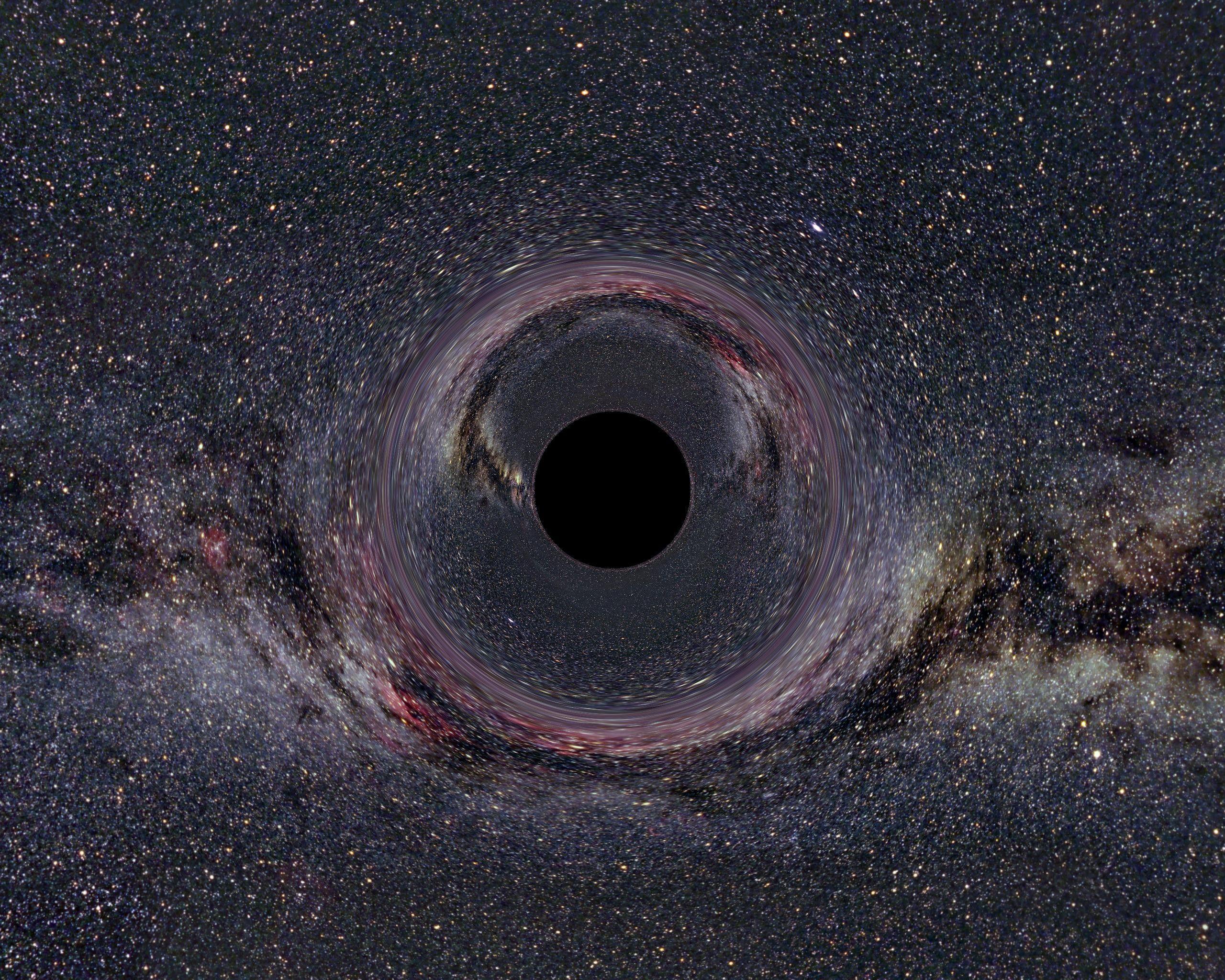 2560x2048 Outer space galaxies black hole wallpaperx2048
