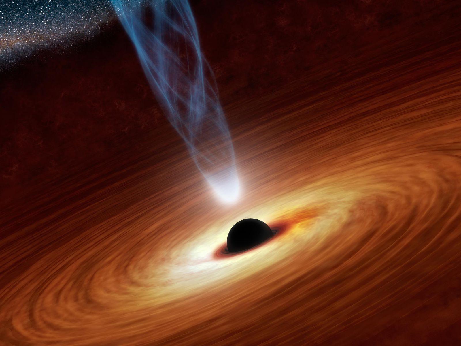 1600x1200 Space Image. Black Holes: Monsters in Space (Artist's Concept)
