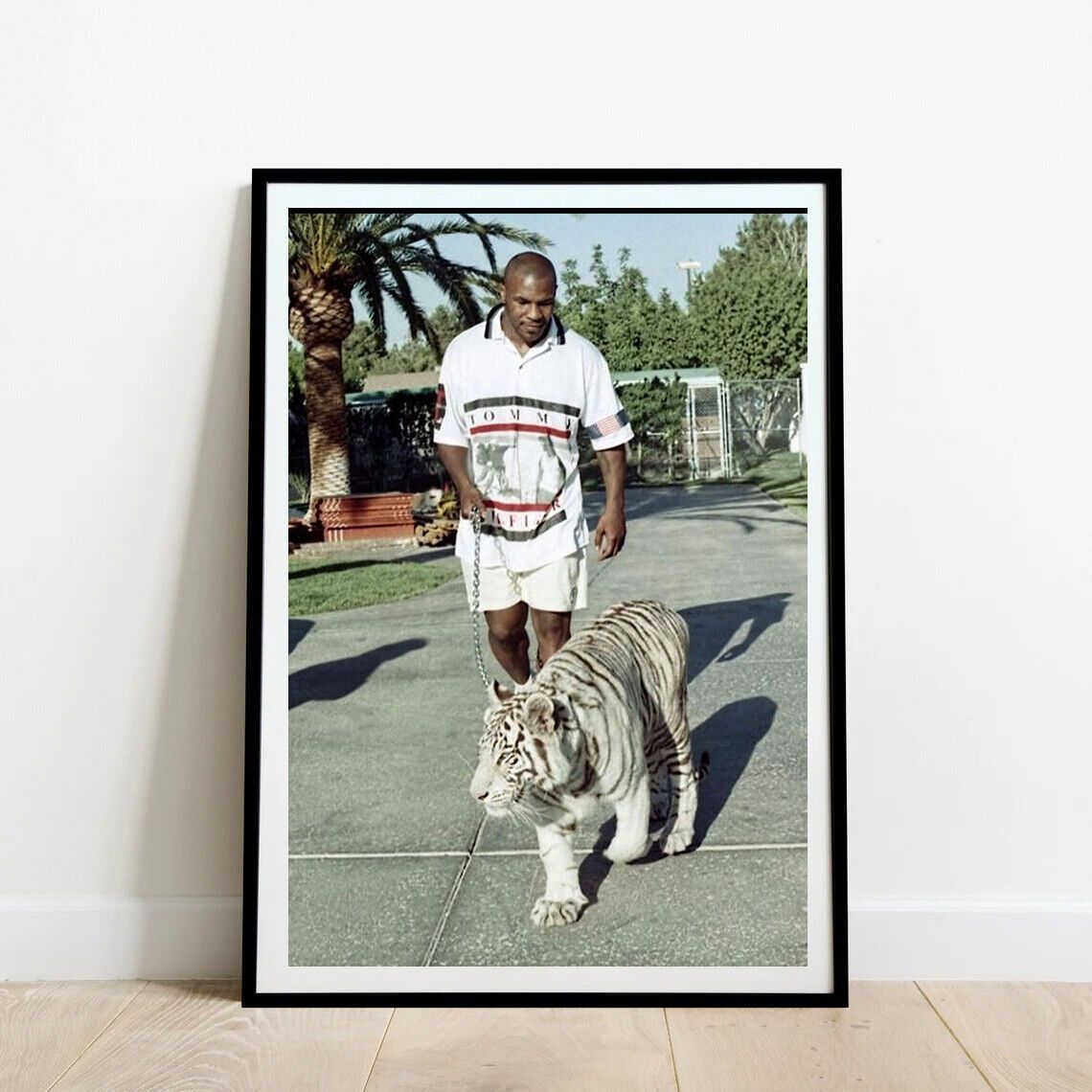 1140x1140 Mike Tyson Walking Tiger Poster