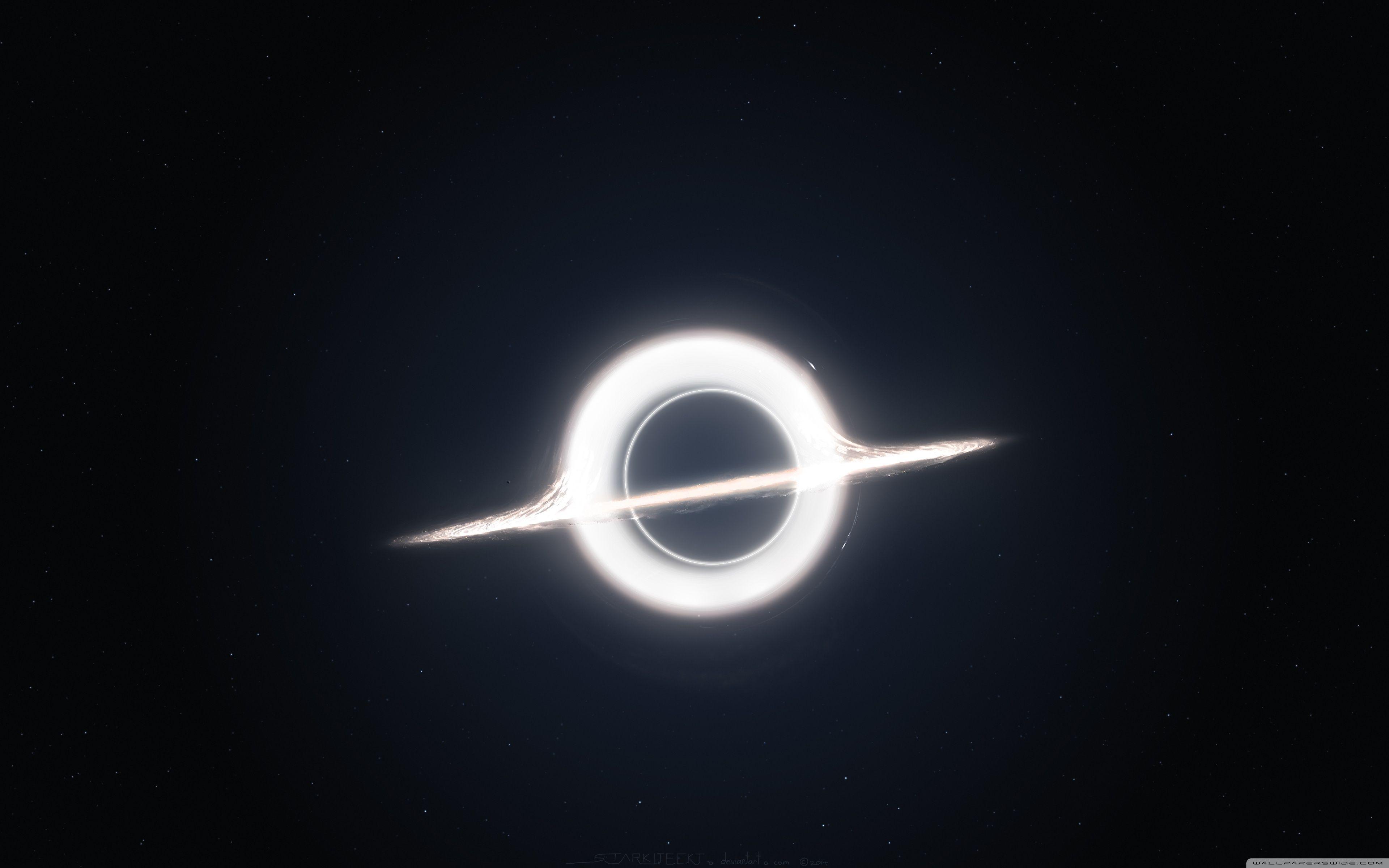 3840x2400 Black Hole Wallpaper Image