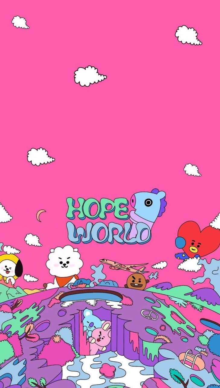 729x1280 BT21 Hope World đã chia sẻ