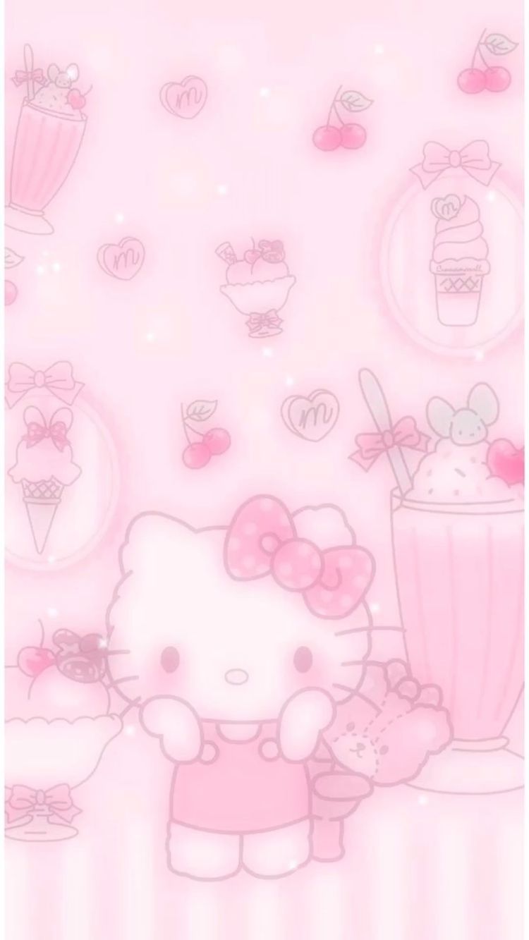750x1333 Sanrio wallpaper. Pink wallpaper hello kitty, Hello kitty wallpaper, Walpaper hello kitty