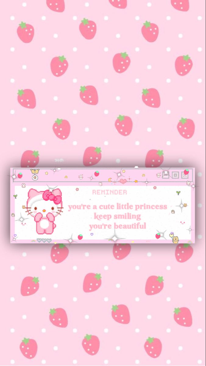 676x1200 Hello Kitty Strawberry Wallpaper. Pink wallpaper hello kitty, Hello kitty iphone wallpaper, Walpaper hello kitty