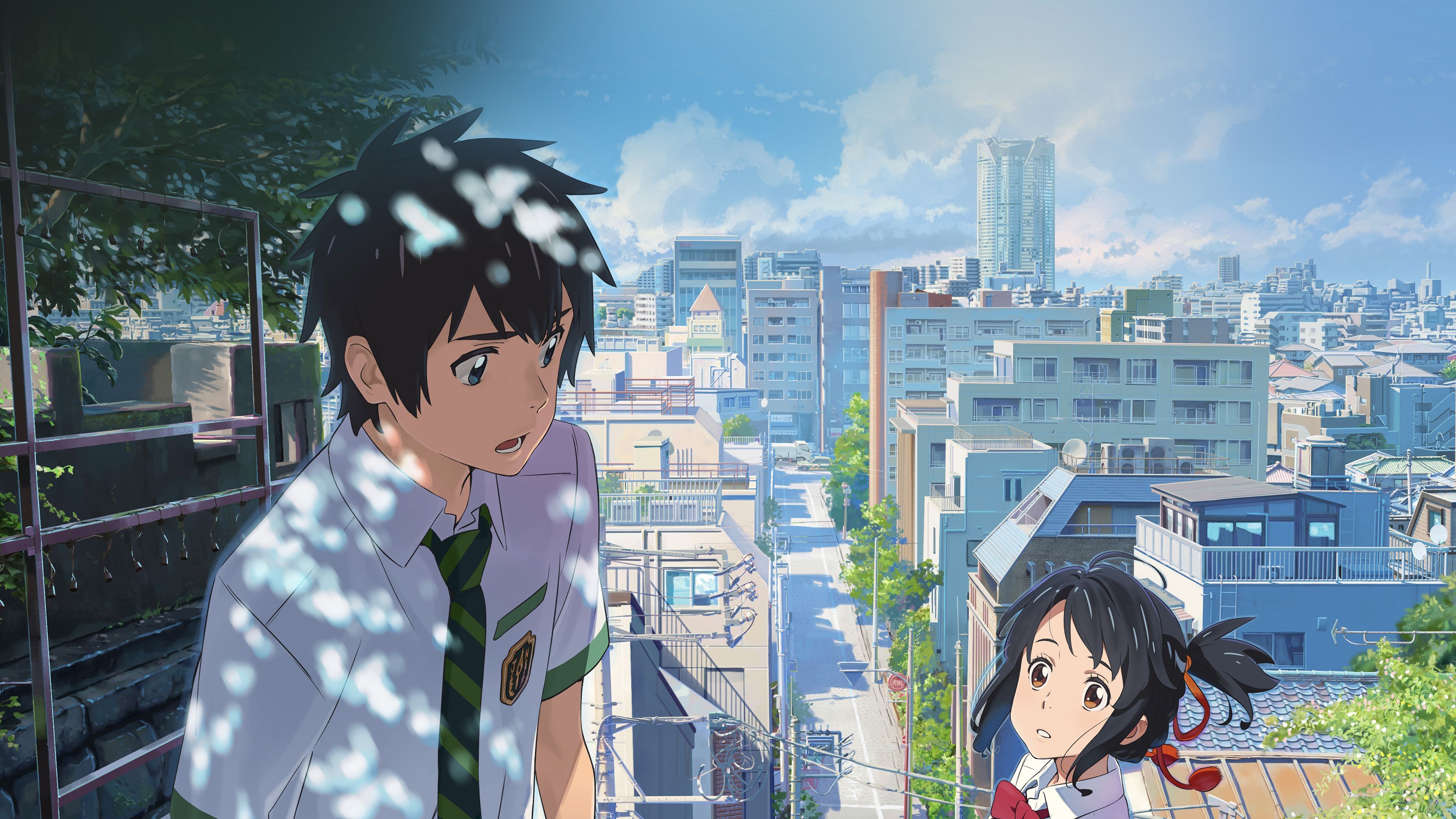 3840x2160 wallpaper for desktop, laptop. yourname anime summer art illustration