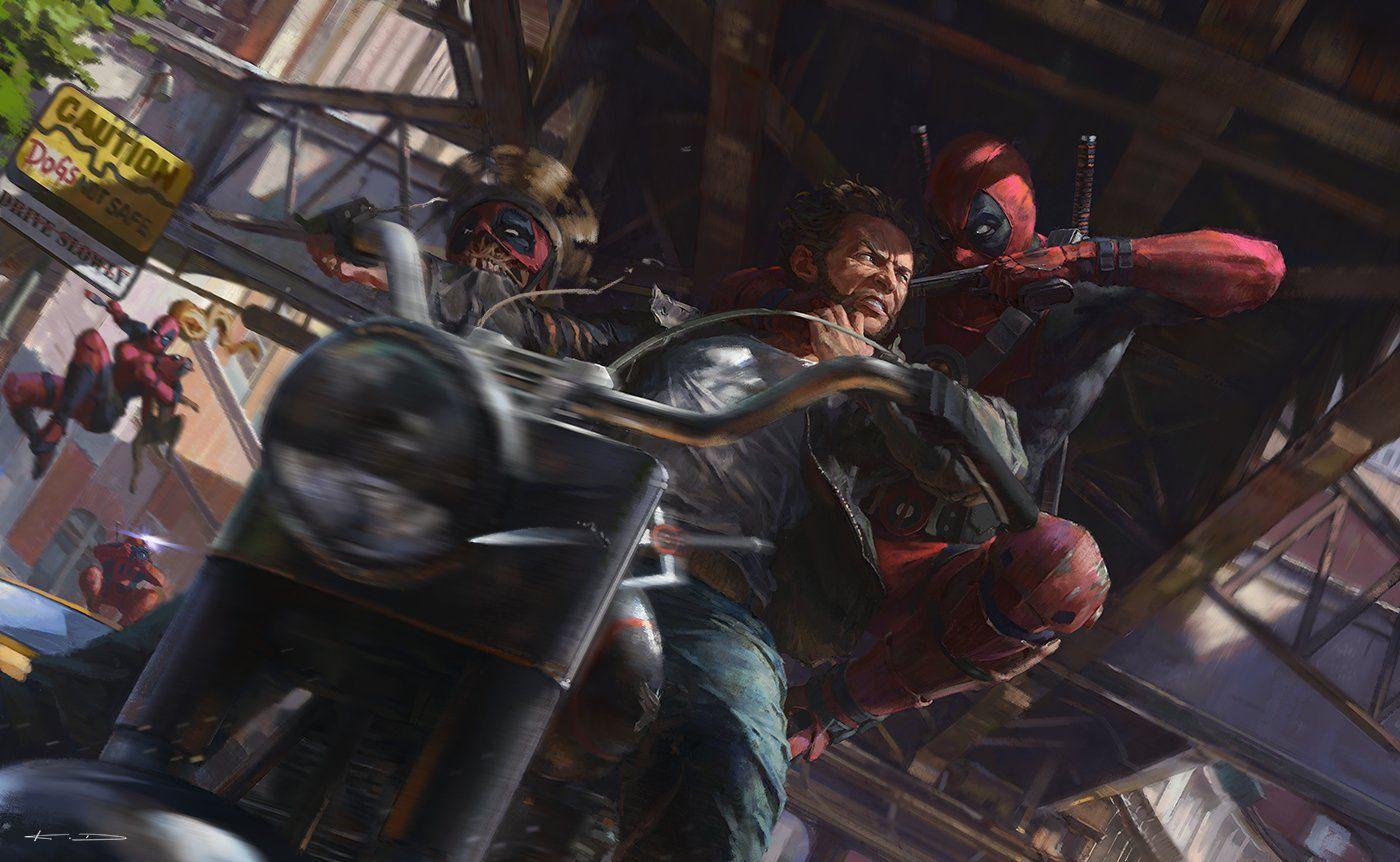 1400x862 Fast & Furious lol. Wolverine VS Deadpool Corps