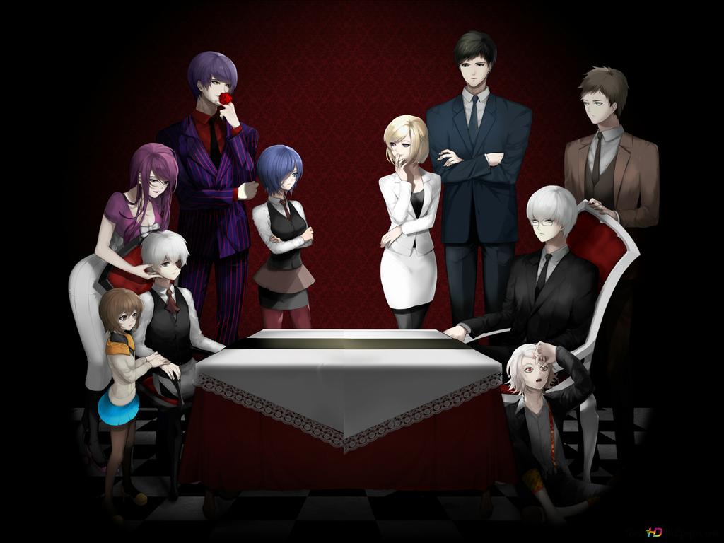 1024x768 Tokyo Ghoul Re: & CCG HD wallpaper download