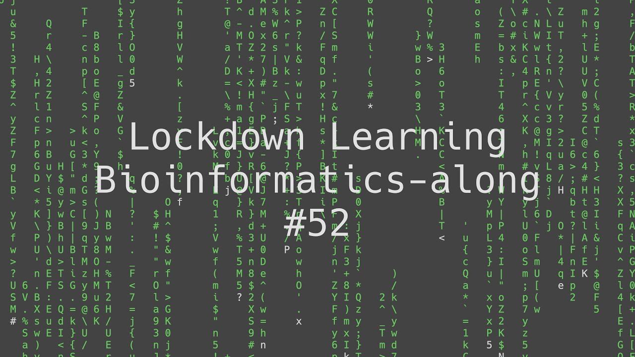 1280x720 Lockdown Learning Bioinformatics Along: Nextflow