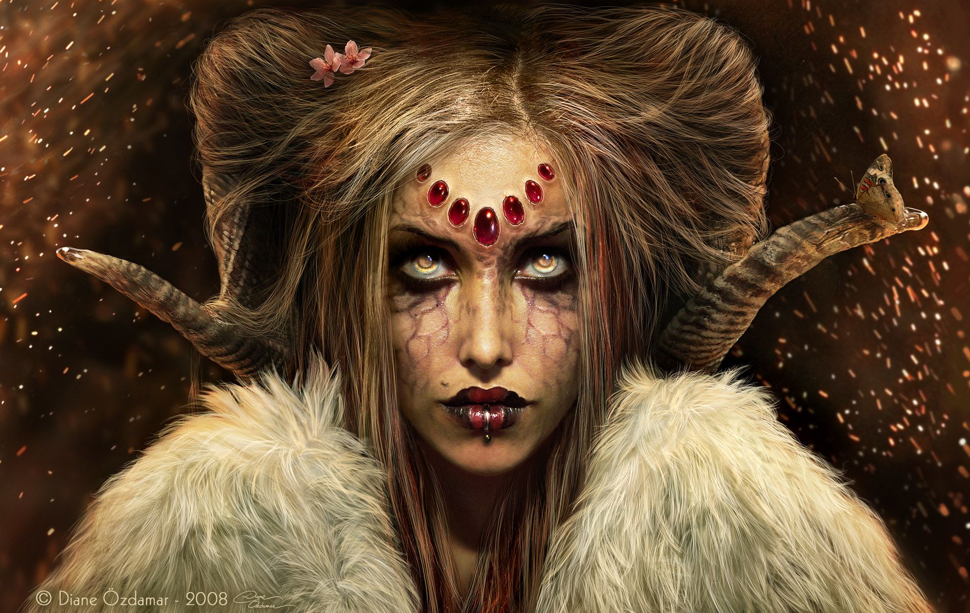 1900x1200 Dark Demon Wallpaper by Diane Özdamar