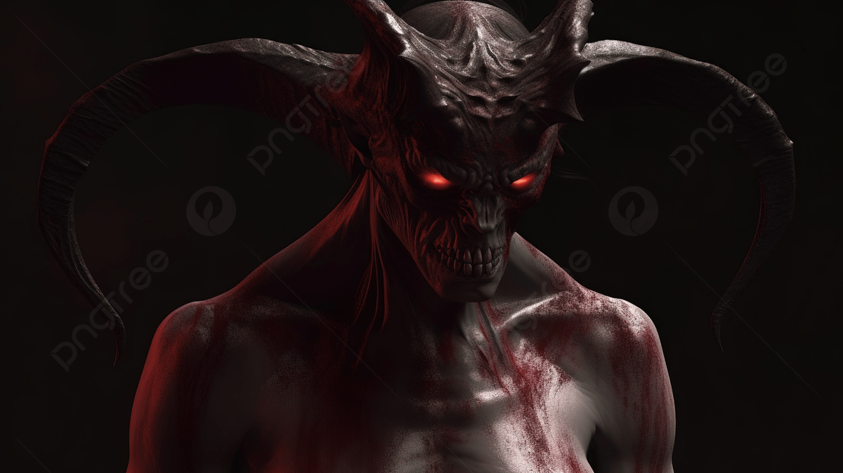 1200x673 Demon Is Standing On A Dark Background, Female Demon Picture Background Image And Wallpaper for Free Download