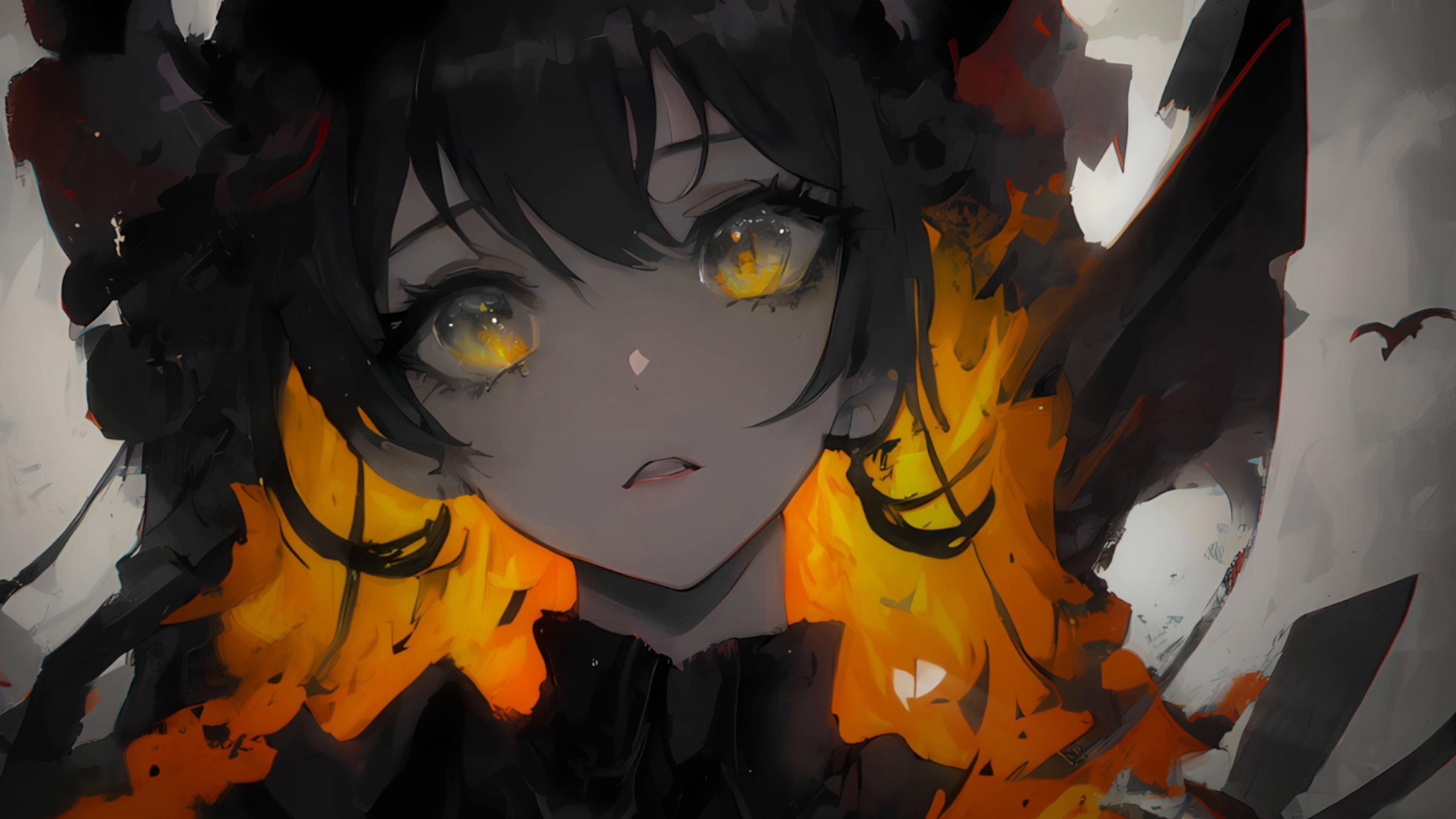 3840x2160 Demon Girl Live Wallpaper