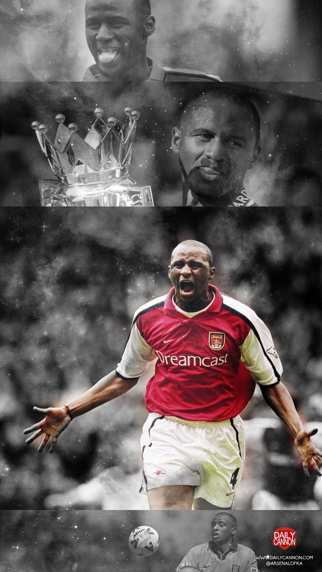 1080x1920 Arsenal mobile wallpaper featuring players worthy of wearing the shirt