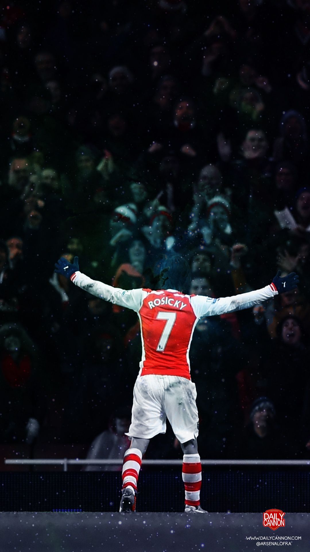 1080x1920 Arsenal mobile wallpaper featuring players worthy of wearing the shirt