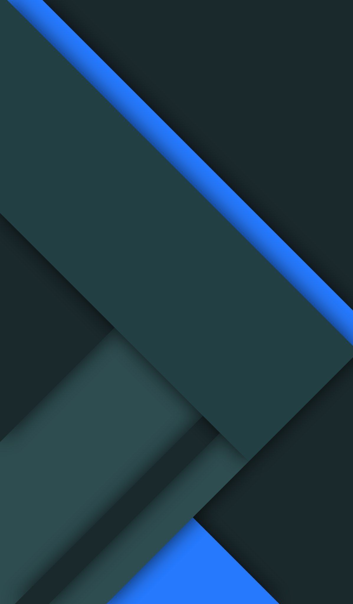 1197x2048 Bildergebnis für material design wallpaper HD cyan black. Обои для телефона, Черные обои, Обои