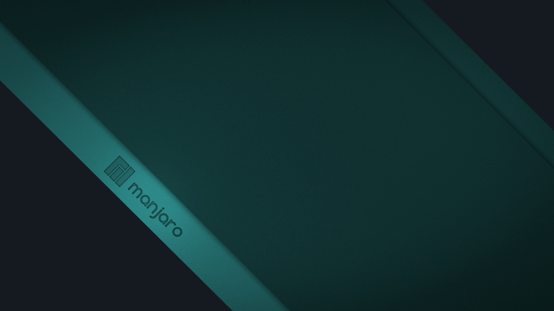 1920x1080 Manjaro Cyan Wallpaper