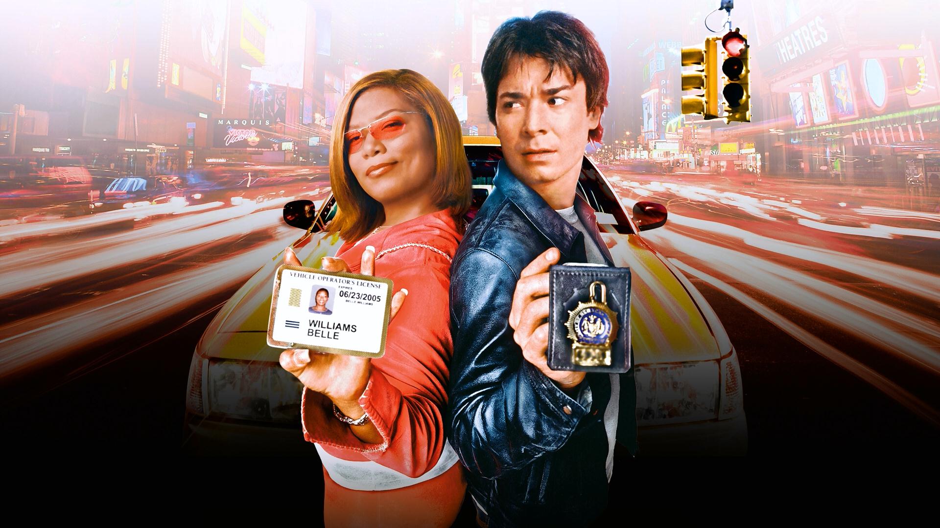 1920x1080 HD desktop wallpaper: Movie, Jimmy Fallon, Queen Latifah, Taxi (2004) download free picture