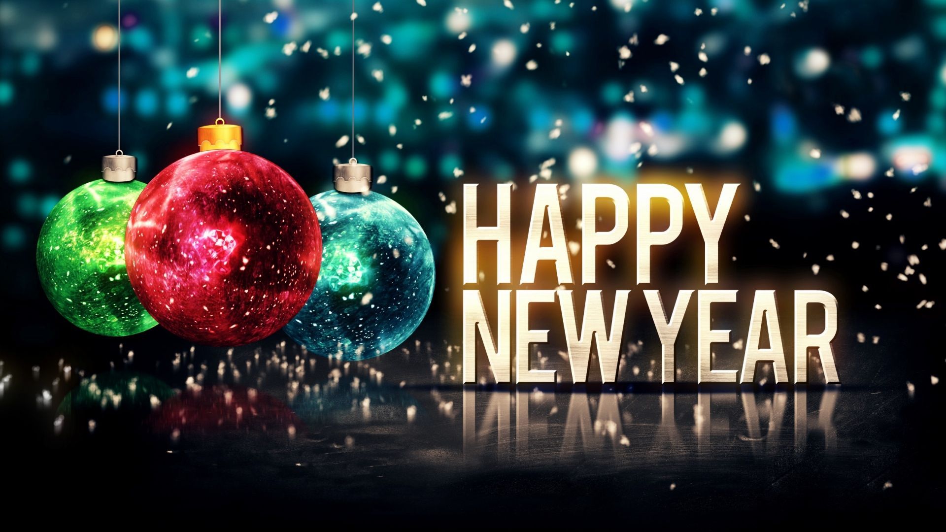 1920x1080 Happy New Year Ornament HD Wallpaper 1080p Free Download HD Wallpaper