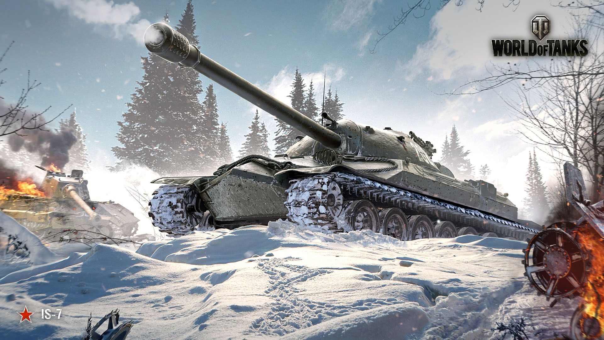 1920x1080 IS 7 Winter World Of Tanks Wallpaper:1920x1080