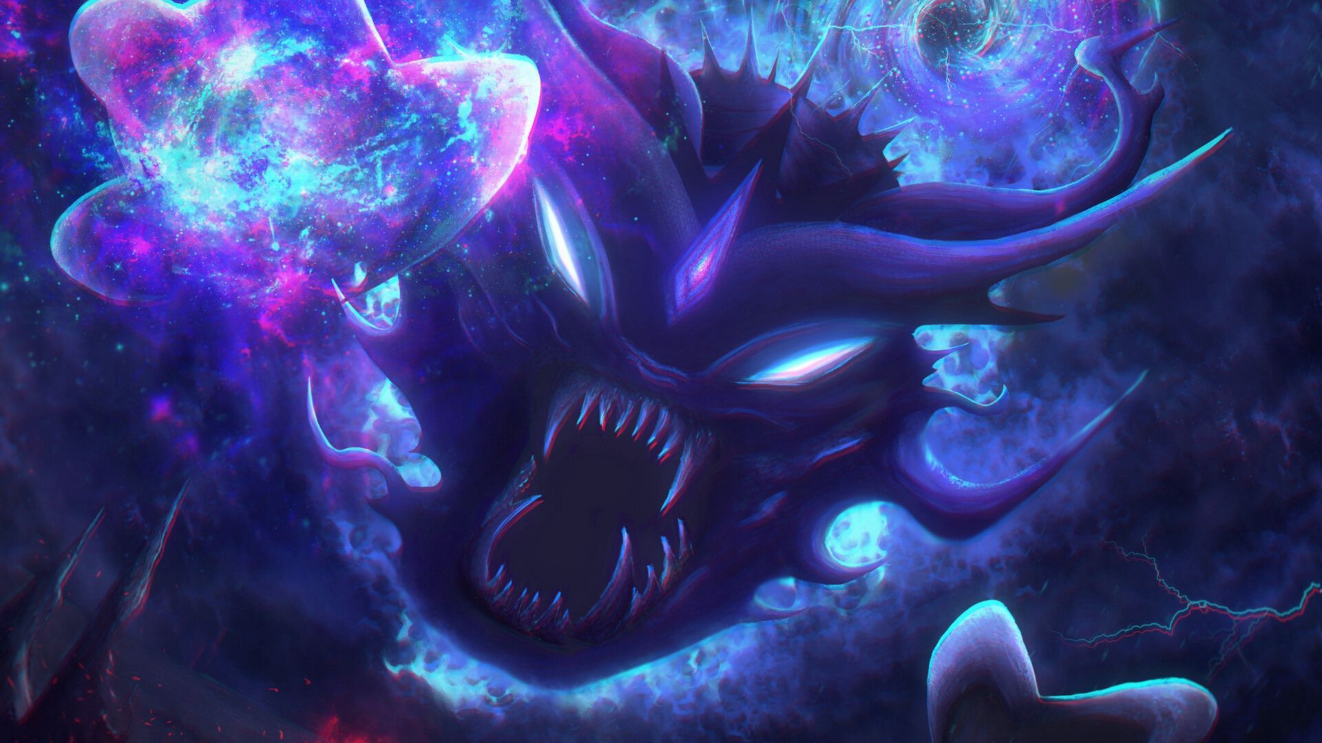 1920x1080 Download wallpaper 1920x1080 monster, fantasy, art, demon, dark full hd, hdtv, fhd, 1080p HD background
