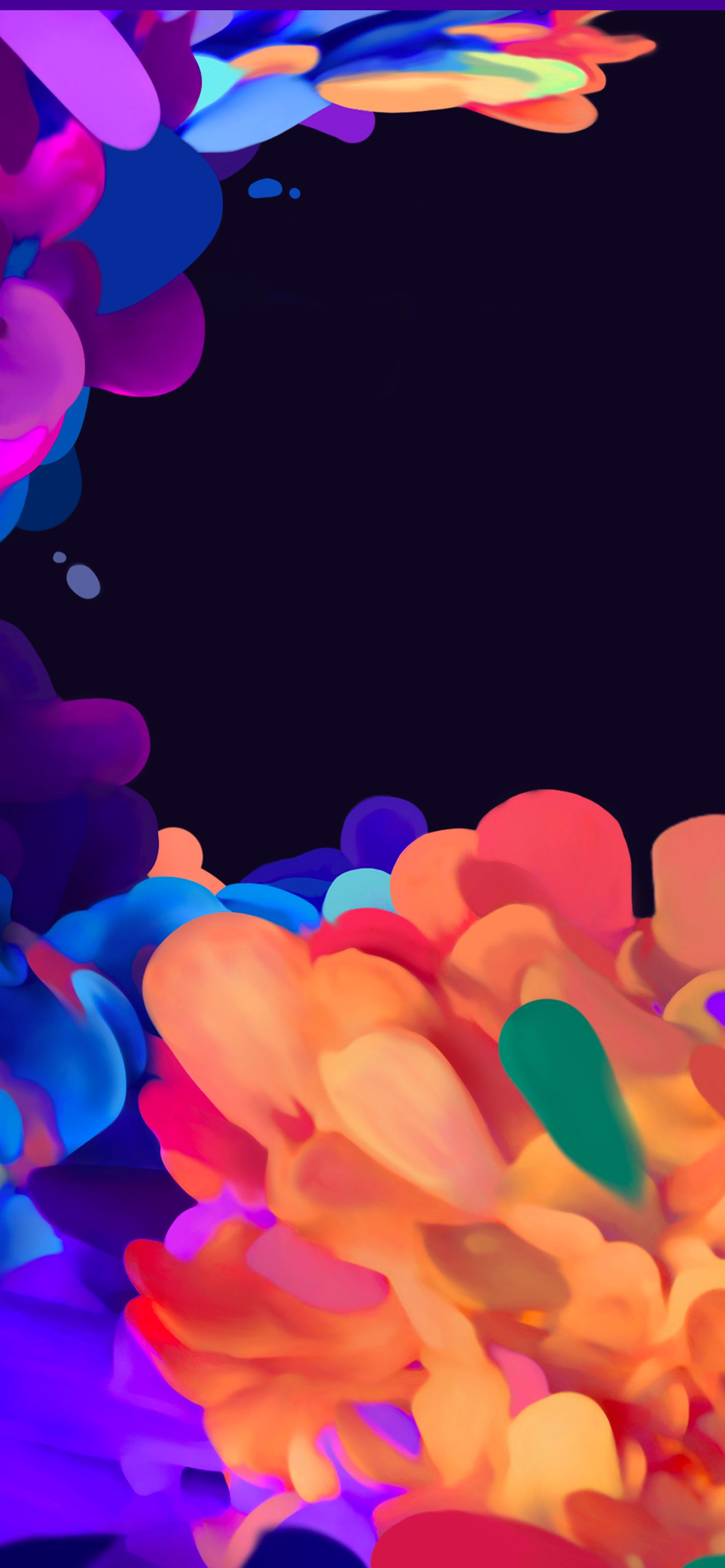 1420x3073 Wallpaper Galaxy S20 Fe, Android, Blue, Colorfulness, Pink, Background Free Image