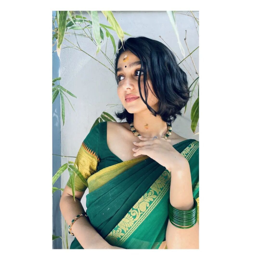 1068x1070 Actress Anaswara Rajan HD Photo and Wallpaper April 2022