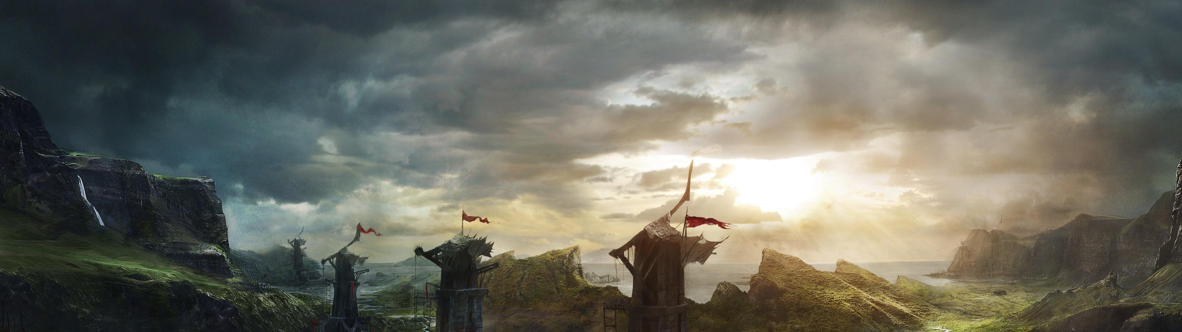 4096x1152 Dual 4k Wallpaper
