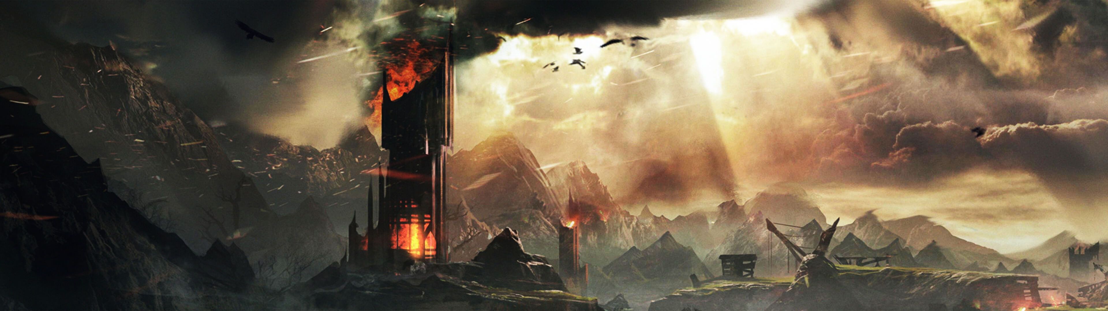 3840x1080 High Definition Dual Monitors Wallpaper