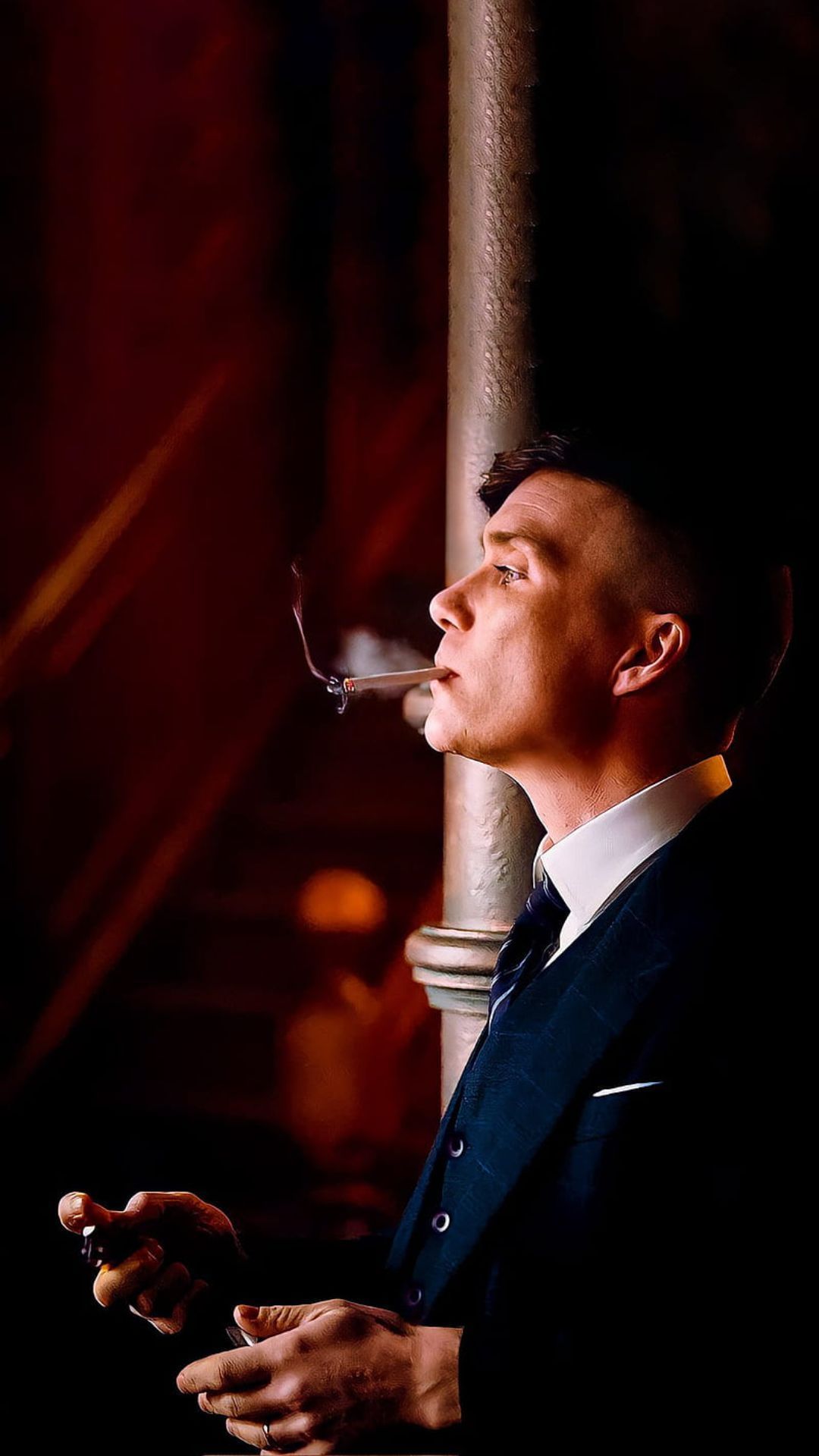 1080x1920 Thomas Shelby Smoking Wallpaper Thomas Shelby Smoking Wallpaper [ HQ ]