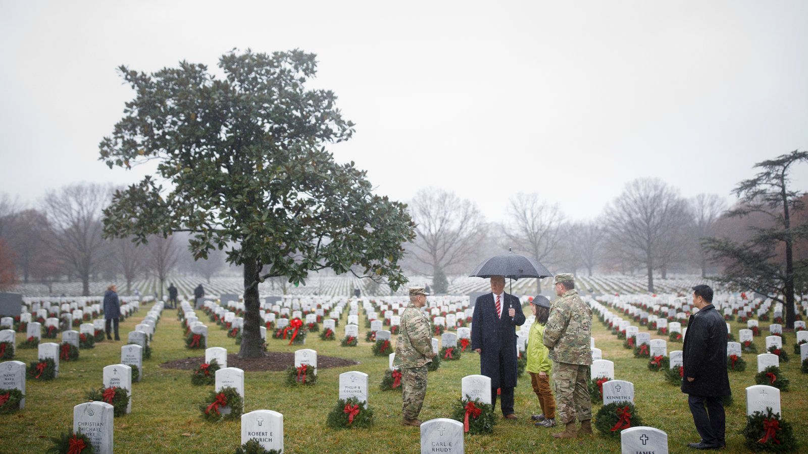 1600x900 After Skipping Events Honoring Fallen Soldiers, Trump Visits Arlington Cemetery