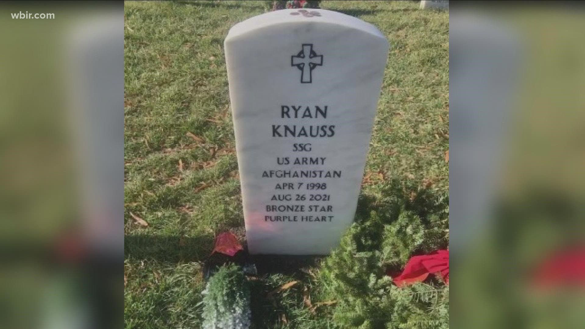 1920x1080 Headstone for Staff Sgt. Knauss at Arlington National Cemetery