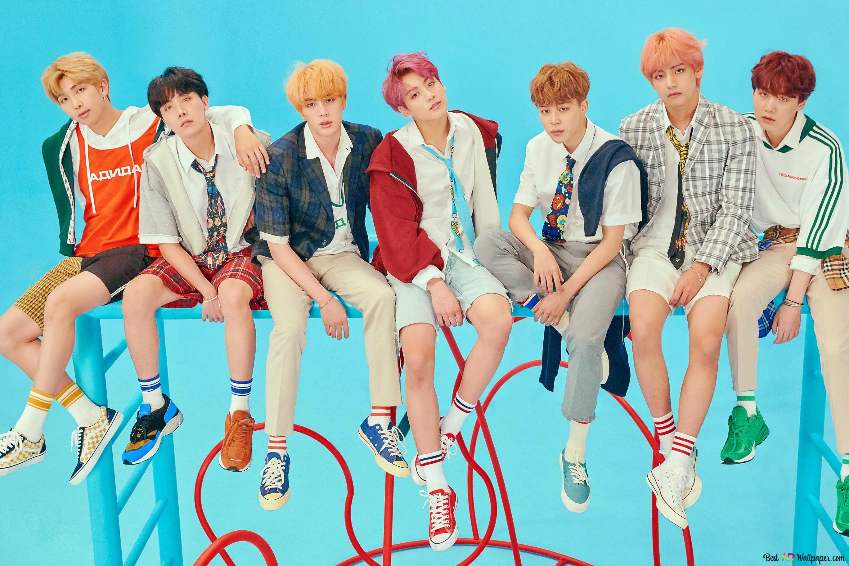 2736x1824 BTS (Bangtan Boys) Members in 'Love Yourself: Answer' MV 4K wallpaper download