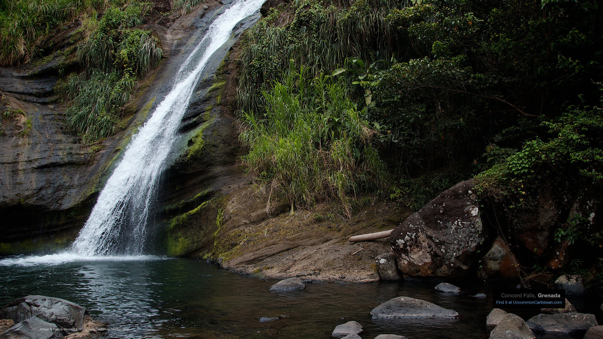 2560x1440 Caribbean Wallpaper Wednesday: Concord Falls, Grenada