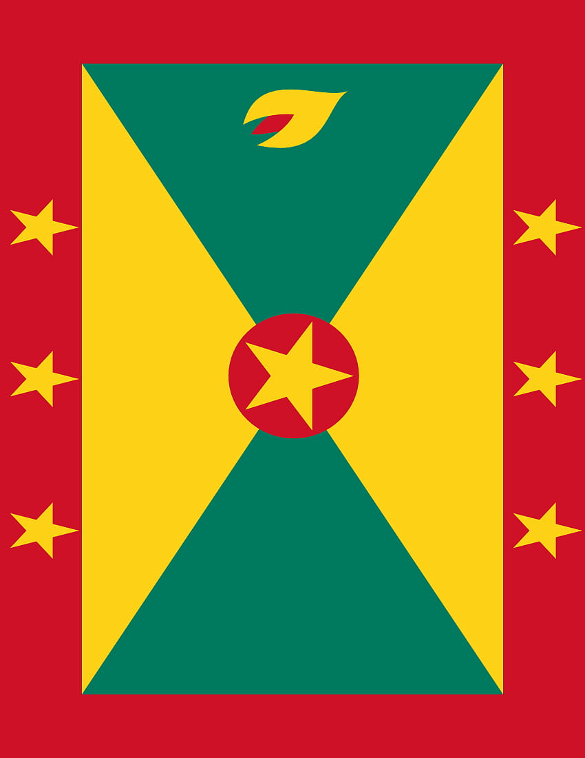 850x1100 Flag of grenada HD wallpaper