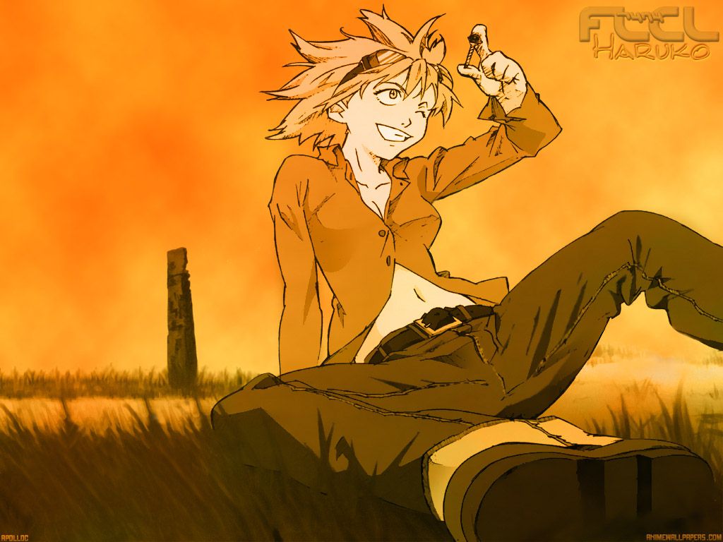 1024x768 Mobile wallpaper: Anime, Flcl, Haruko Haruhara, 1515811 download the picture for free