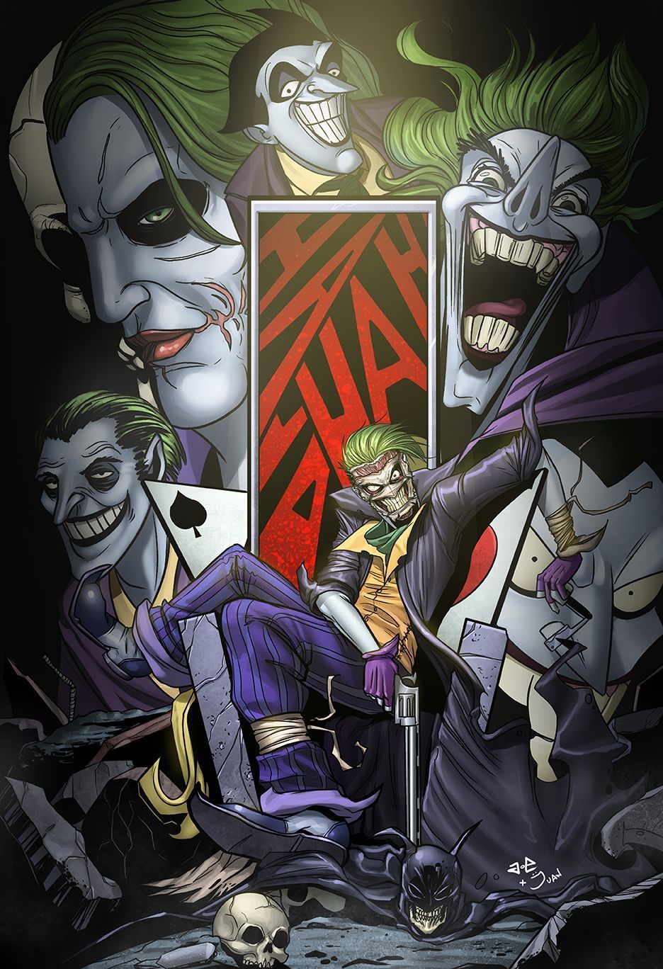 936x1368 DC Joker Wallpaper