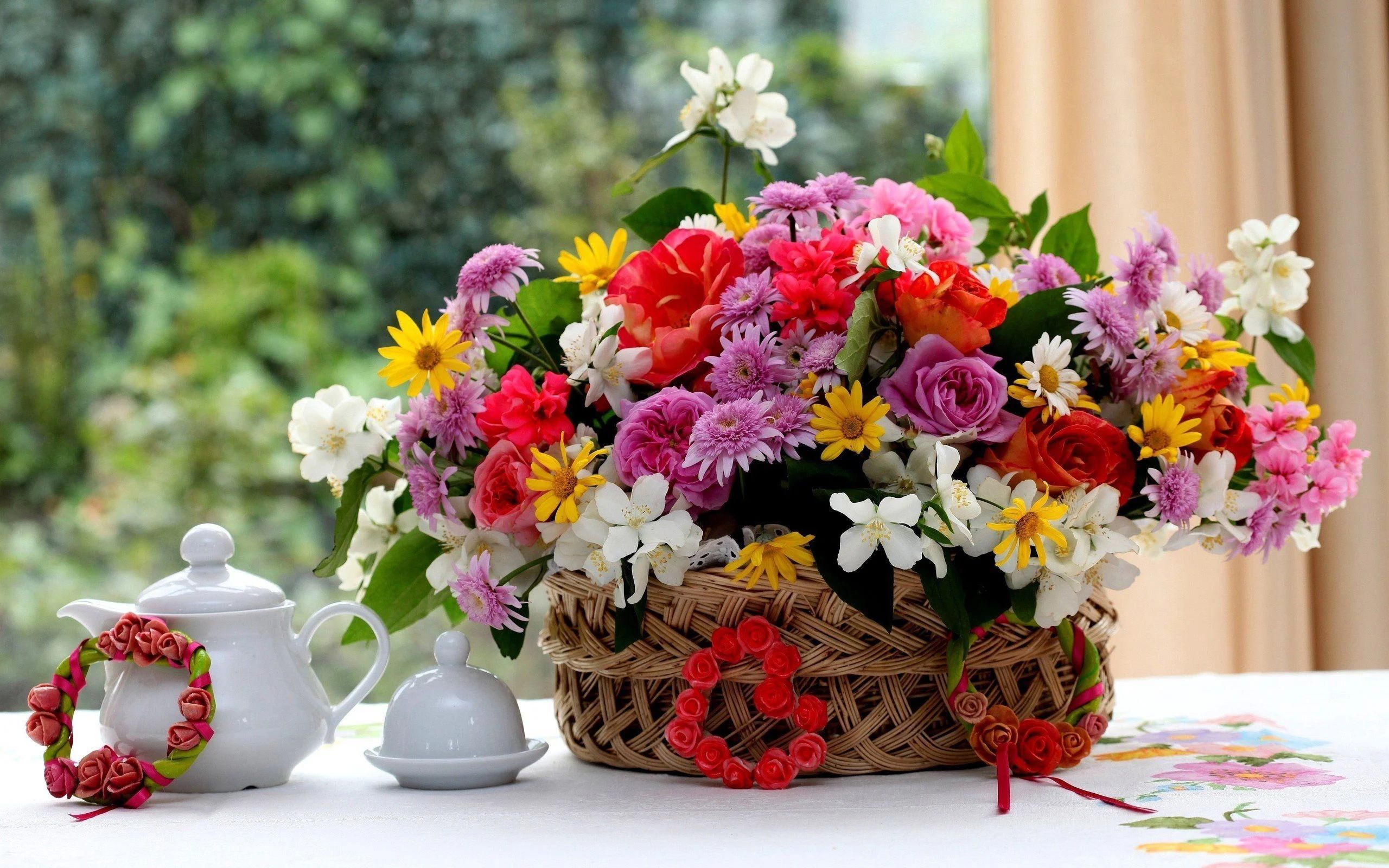 Flower Basket Wallpapers Top Free Flower Basket Backgrounds
