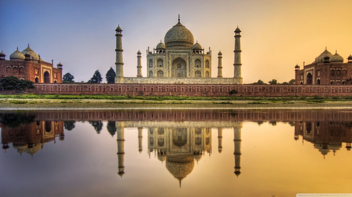 1366x768 Taj Mahal India Ultra HD Desktop Background Wallpaper for 4K UHD TV : Widescreen & UltraWide Desktop & Laptop : Multi Display, Dual Monitor : Tablet