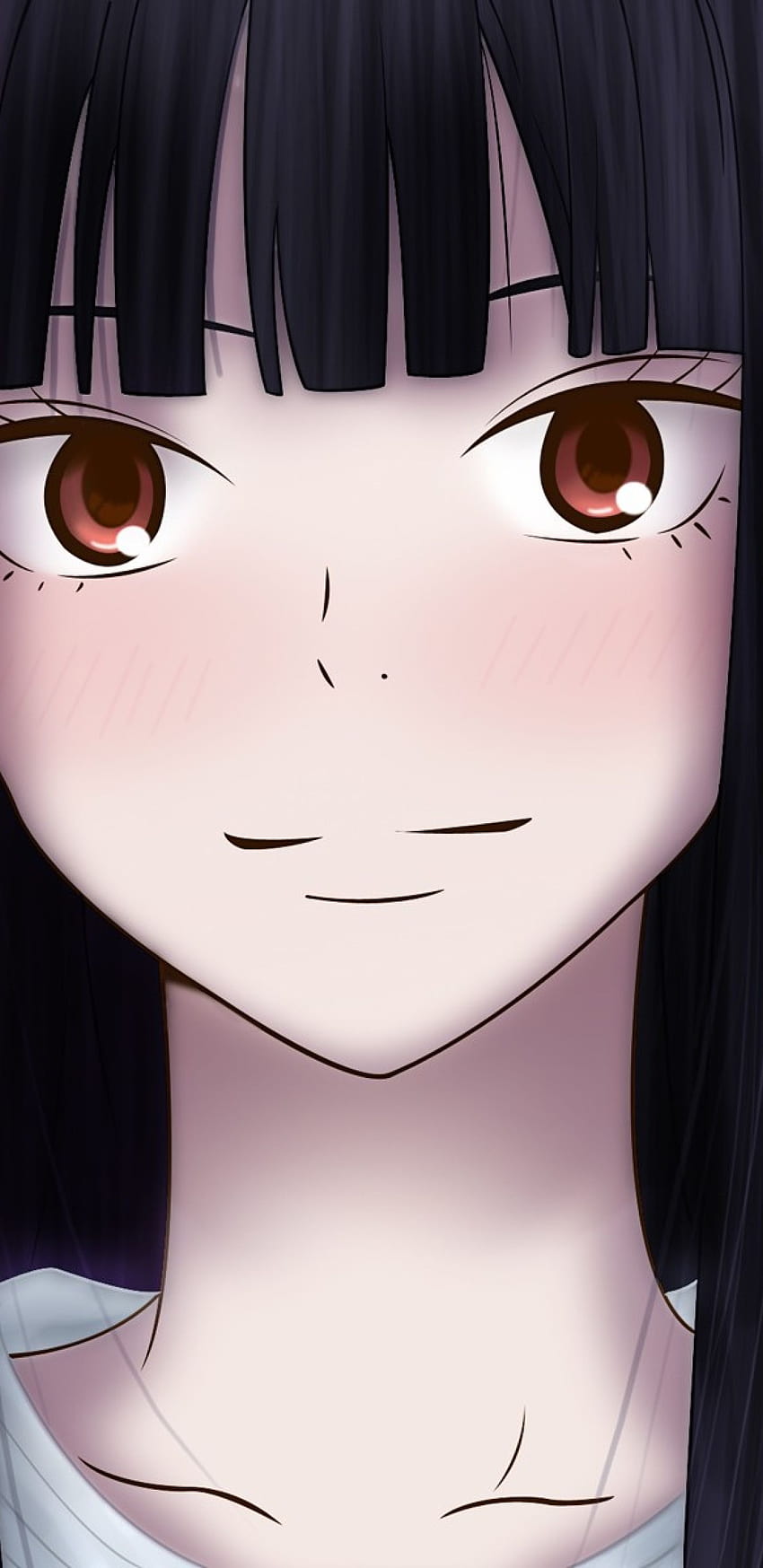 850x1747 kimi ni todoke, kuronuma sawako, girl Samsung Galaxy Note S S S Q, Anime, and Background, sawako kuronuma HD phone wallpaper