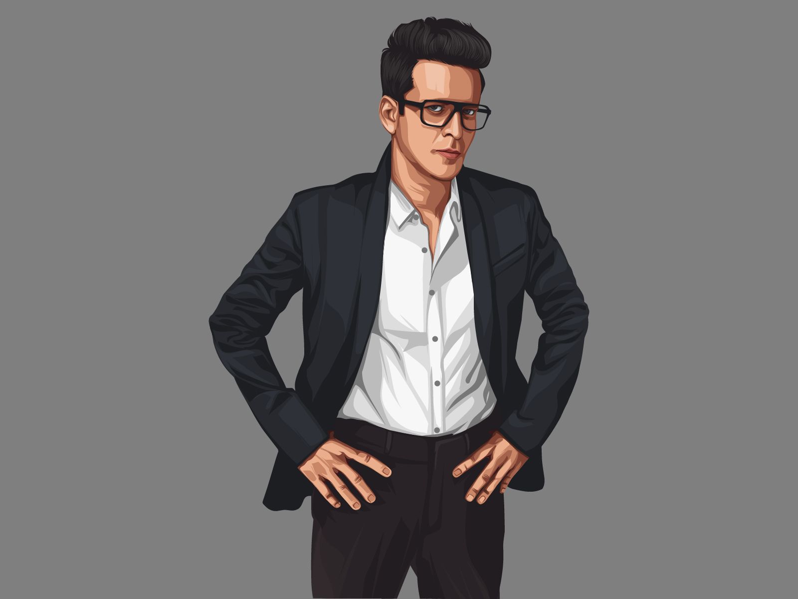 1600x1200 Manoj Bajpai Vector Illustration by Let's Vectorize on Dribbble