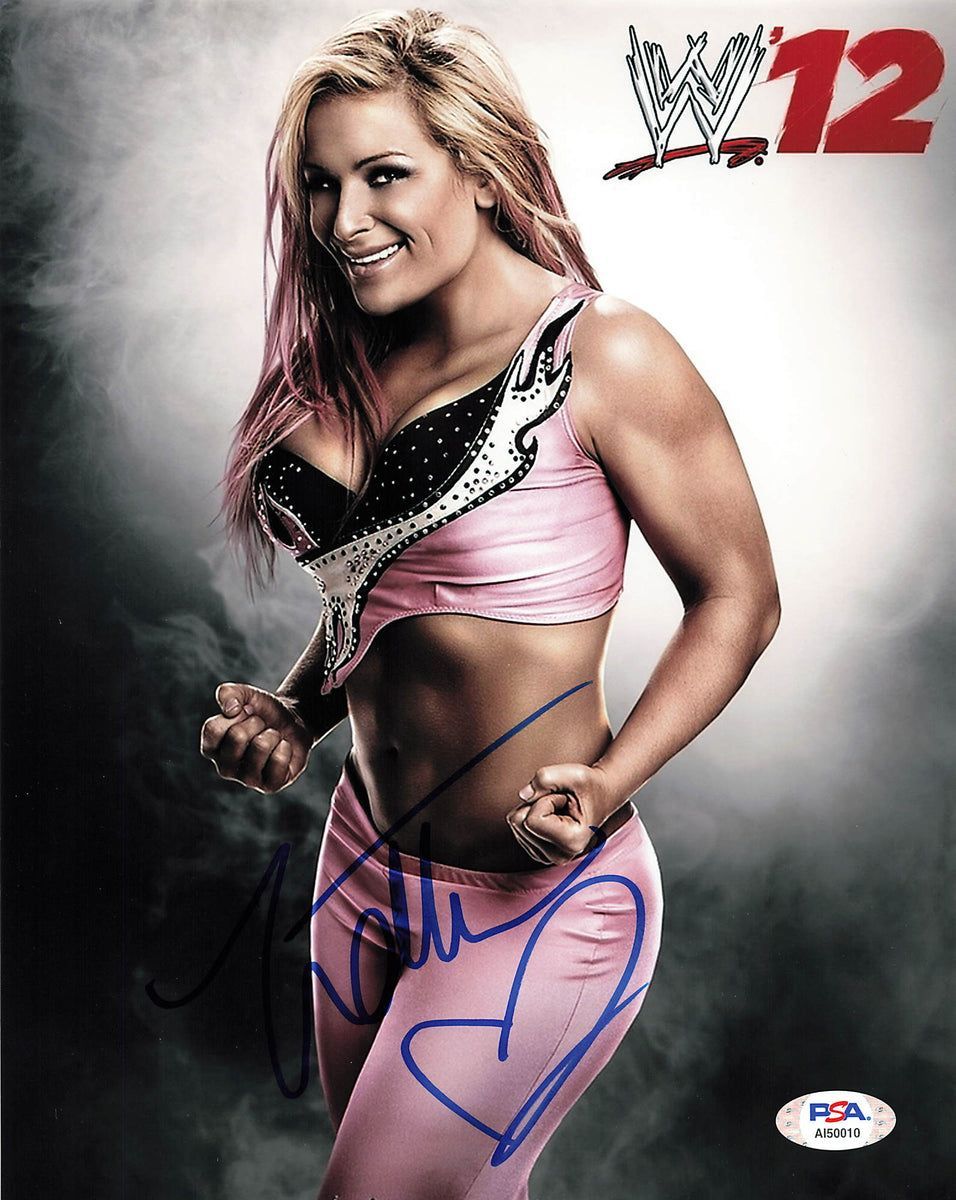 956x1200 Natalya Neidhart Signed 8x10 Photo PSA DNA WWE Autographed Wrestling