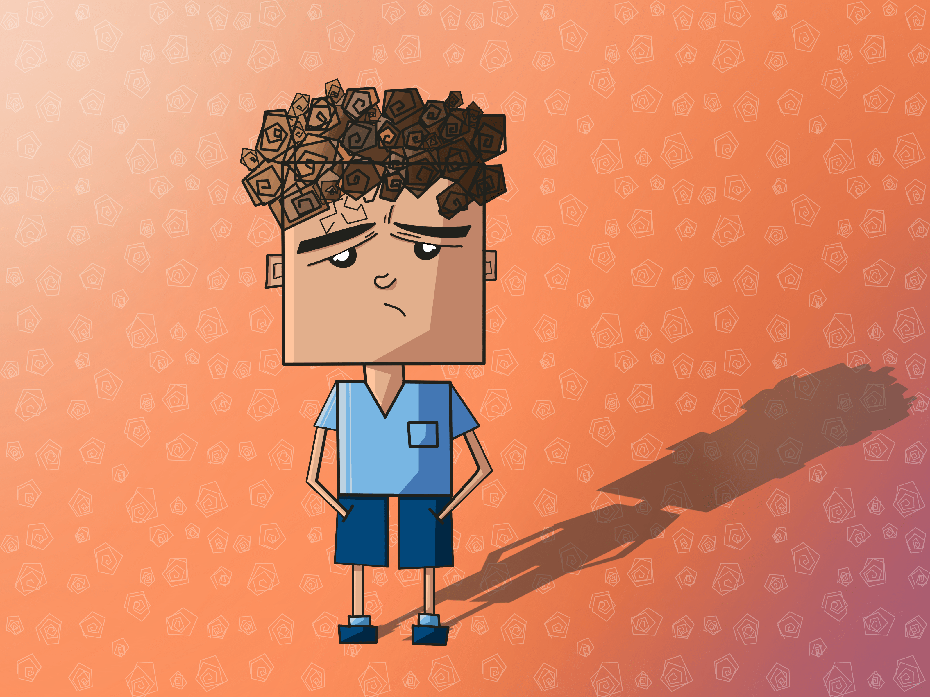 3200x2400 The sad boy by Mahsa Faghihi on Dribbble